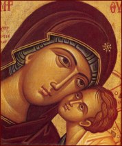 Παναγία_Божией Матери Икона_Virgin Mary –Byzantine Orthodox Icon_KONTOGLOY MHTHR THEOY