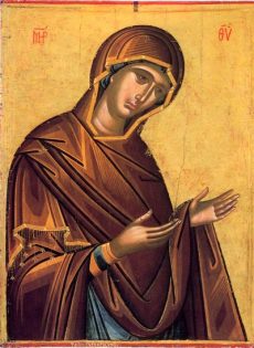 Παναγία_Божией Матери Икона_Virgin Mary –Byzantine Orthodox Icon__Προσευχή_193183-003-Theotokos