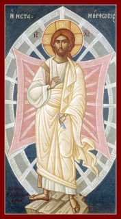 Μεταμόρφωσις του Σωτήρος Χριστού_Преображение Господне_Transfiguration of Jesus- Greek Byzantine Orthodox IconTransfiguration-Full