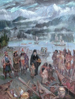 Ιουβενάλιος της Αλάσκας_St. Juvenal of Alaska_ Ювеналий Аляскинский_крещение алеут(1)